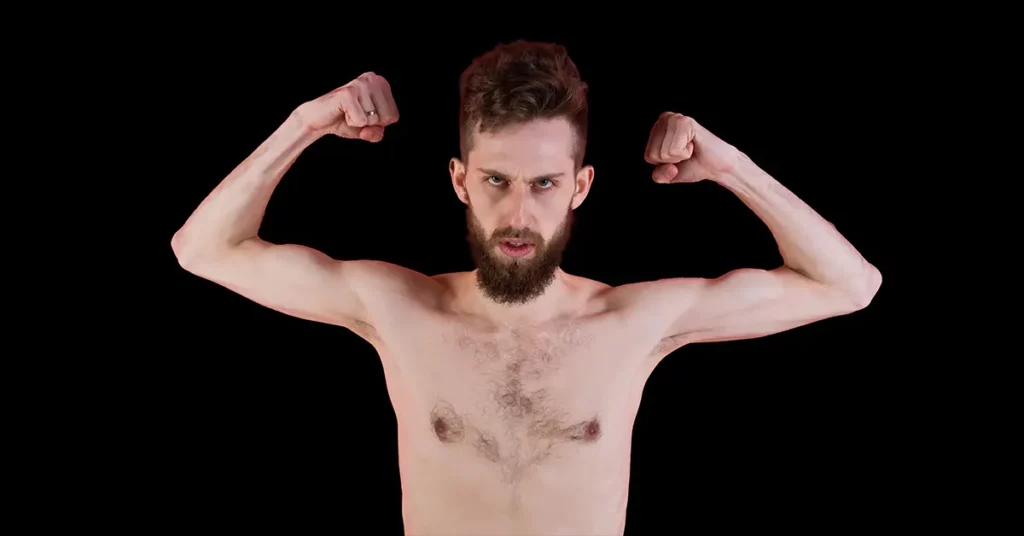 Skinny-Guy-Flexing-Cant-Gain-Muscle-Mass