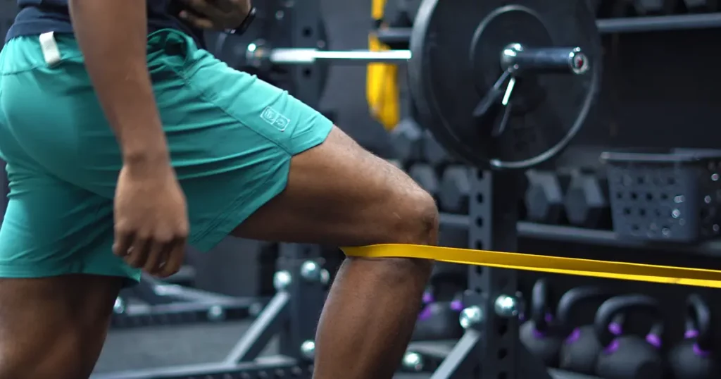 Knee Strengthening Workout Using Band Following Matthew Maloney Kneehab Pro 